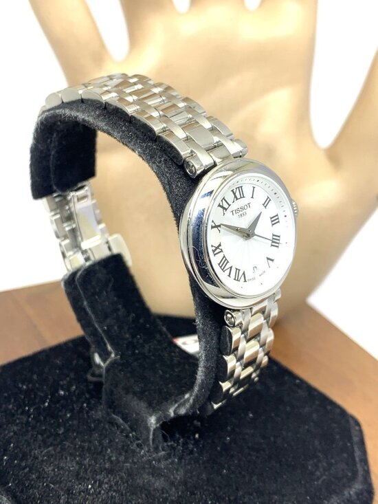 Tissot Women\'s Watch Swiss Quartz Roman Silver 26mm T1260101101300 Bellissima main image 6